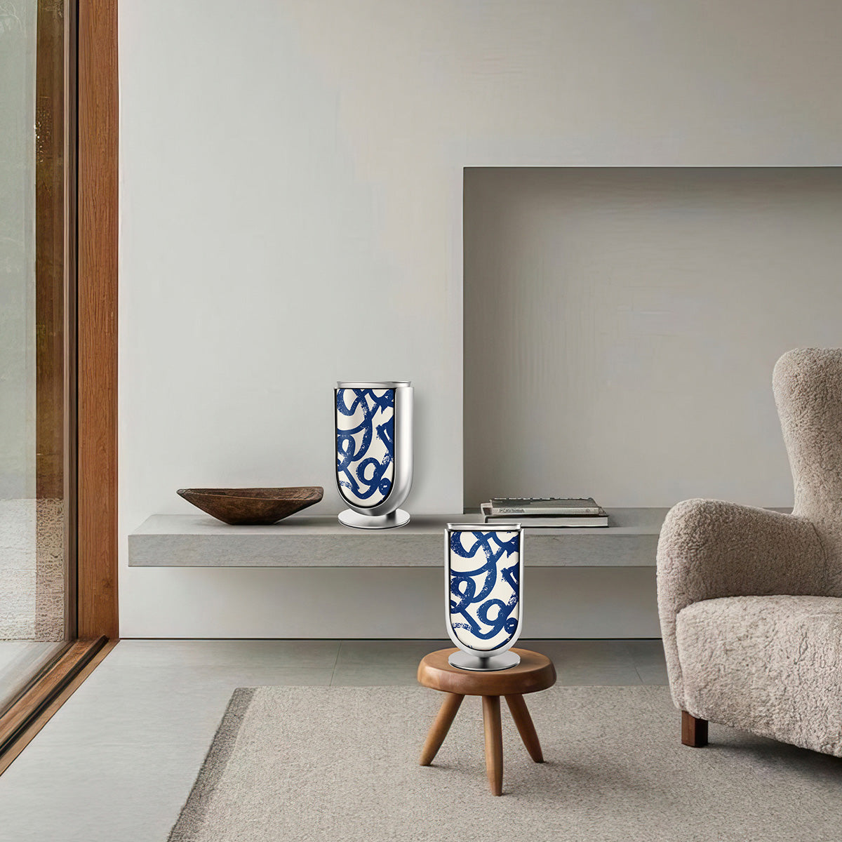 Tegrino Blue Reverie cover for Bang & Olufsen BeoLab 8 speaker