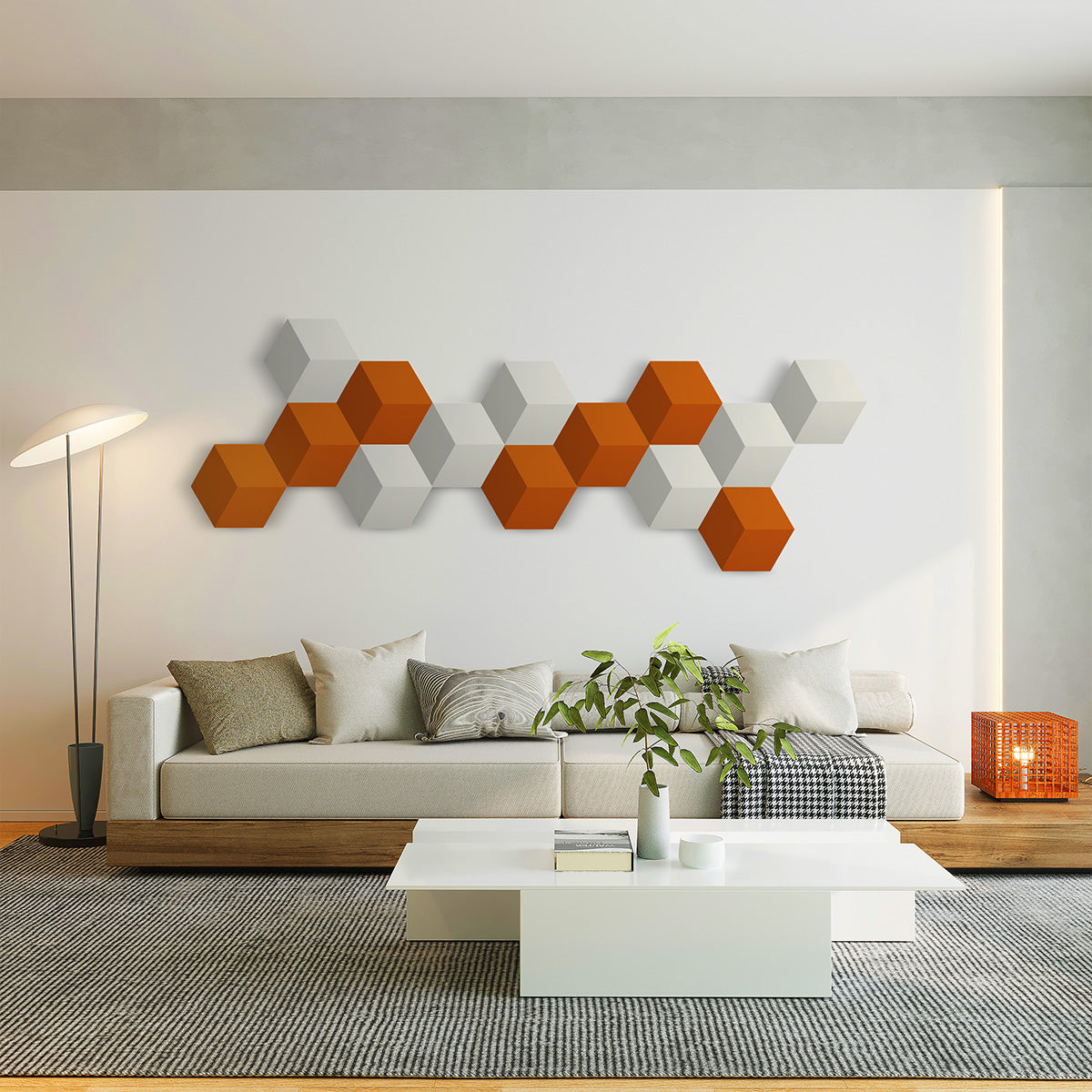 BeoSound Shape Cover - Floral Coral