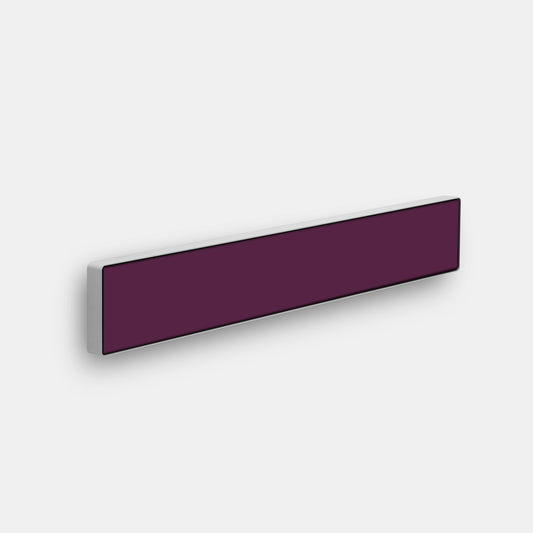 Bang & Olufsen Beosound Stage speaker cover Damson by Tegrino Studio, a deep damson purple printed on acoustically transparent fabric