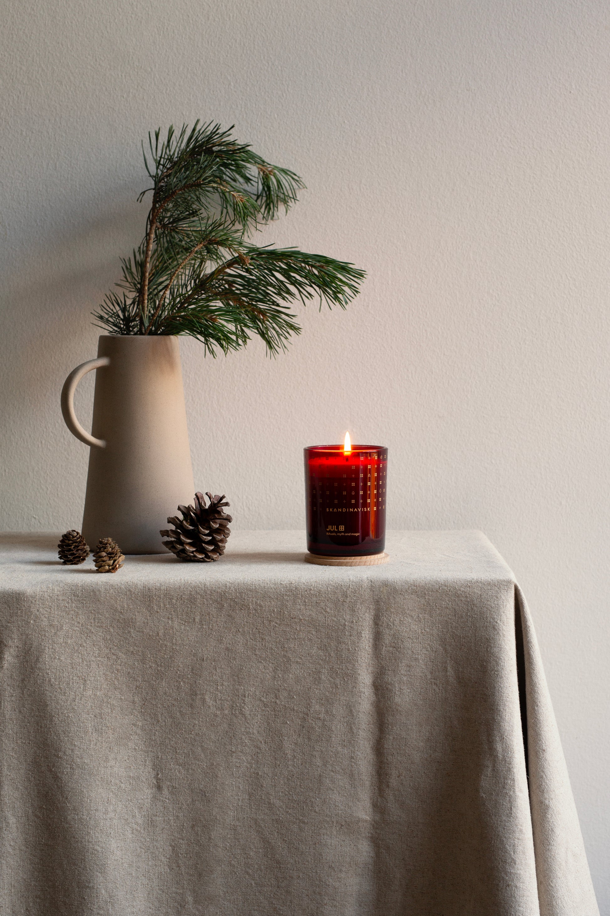 Skandinavisk JUL 65g Scented Candle scented candle — available at Tegrino Studio with Bang & Olufsen speaker covers