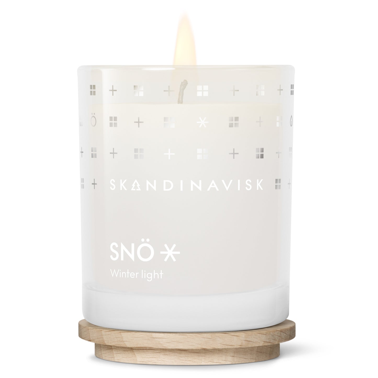 Skandinavisk SNÖ 65g Scented Candle scented candle — available at Tegrino Studio with Bang & Olufsen speaker covers
