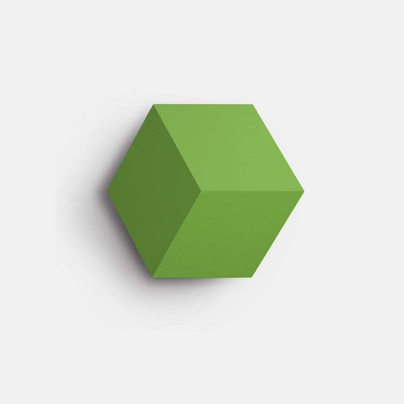 Bang & Olufsen BeoSound Shape speaker cover BeoSound Shape Cover -Soft Lime by Tegrino Studio featuring yellow-green, fresh and alert, printed on acoustically transparent fabric