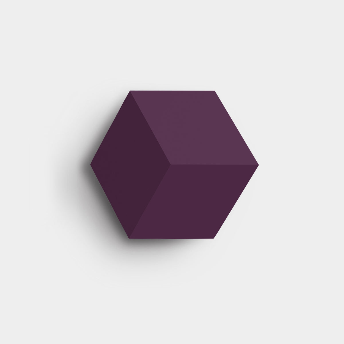 Bang & Olufsen Beosound Shape tile cover Damson by Tegrino Studio, a deep damson purple printed on acoustically transparent fabric