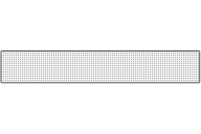 Bang & Olufsen BeoSound Theatre soundbar outline illustration showing wide boat-hull shaped soundbar form